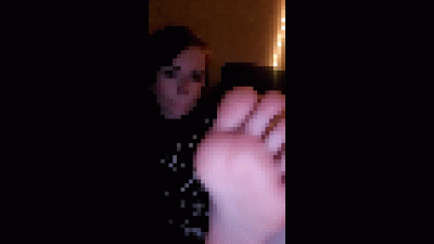 Pixelated Face And Feet Teasing Sniffing And Licking