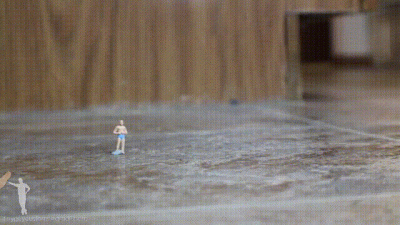 Zaurus Shrunken Barefoot And Sneaker Tease