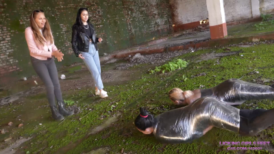 Nicole And Pamela Humiliation Of Two Worms For Fun!
