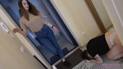 Valeria And Sarah We Are Back From A Walk! Where Is The Joy On Your Vile Face?