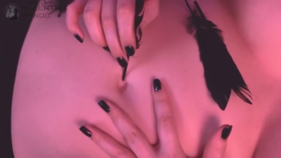 Bellygasm Agony Self Tickling Belly Button Part Two