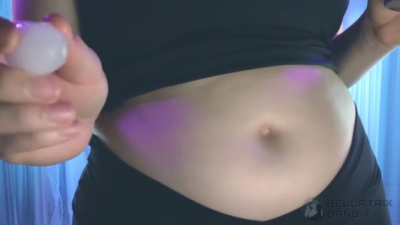 Temperature Play Time With My Belly Ice Cubes In Belly Button
