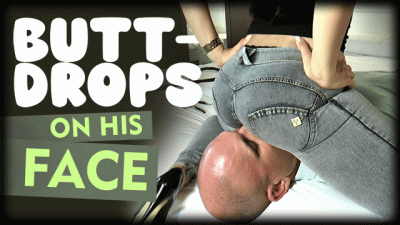 Butt-Drops On His Face