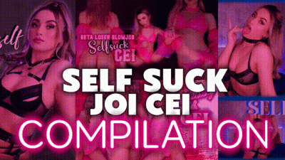 Self Suck JOI CEI Compilation