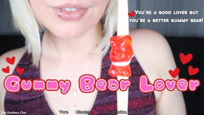 Gummy Bear Lover- HD- The Goddess Clue, Lover Transformed Into A Yummy Gummy Bear, Kissed, Licked, Teased And Vored, Playful Giantess, Wet Mouth, Gummy Bear