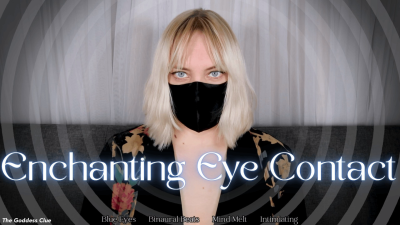 Enchanting Eye Contact- HD- The Goddess Clue, Intense Icy Blue Eyes, Intimidating Gaze, Silent Staring, Mind Melting Binaural Beats