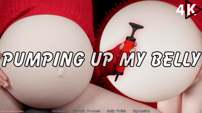 Pumping Up My Belly- 4k- The Goddess Clue, Inflating My Belly For The First Time, Multiple Pumps To Inflate My Bubble Balloon Belly, Playful Tummy Touching, Inflation Fetish, Slow Growth Process, Moaning, Giggling, Panting, Testing Out My New Inflatable