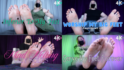 Buy This Foot Binge Bundle- 4k- The Goddess Clue, Foot Fetish Binge Fuel, Over 40 Minutes Of Feet JOI Video, Oily Soles Mental Domination, Female Supremacy, Foot Humiliation, Hot Big Feet, Goon To Clue's Feet