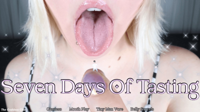 Seven Days Of Tasting- HD- The Goddess Clue, Giantess Teases Tiny Slave For An Entire Week, Shrunken Man Made Into A Snack, Mouth Play, Gentle Giantess, Soft Mouth, Stomach Sounds, Belly Fetish
