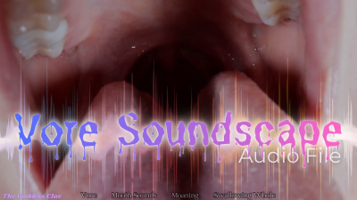 Consume Soundscape- Audio File- The Goddess Clue, The Sounds Of Being Gently Vored, Moaning, Breathing, Wet Sounds, Mouth Sounds, Sensual Swallowing