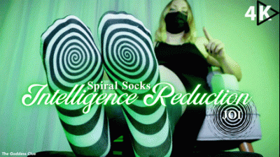 Spiral Socks Intelligence Reduction JOI 4K