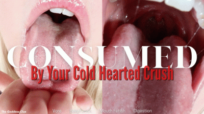 Consumed By Your Cold Hearted Crush HD The Goddess Clue, Denied, Rejected, Humiliated, Vored By Your Cruel Crush, Natural Stomach, Bloated Belly, Body Worship, Digestion, Pink Lips, Lip Gloss