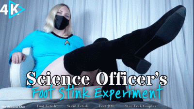 Science Officer's Foot Stink Experiment 4K The Goddess Clue, Female Superior Demands You To Jerk Off And Smell Her Stinky Feet, Sweaty Foot Fetish, Stinky Boots, Feet JOI, Cum Countdown, Female Domination, Star Trek Cosplay