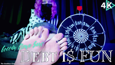 Greedy Clown Says: Debt Is Fun 4K