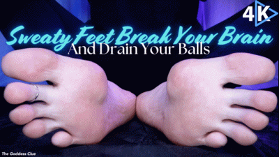 Sweaty Feet Break Your Brain And Drain Your Balls 4K Mesmerizing Feet JOI