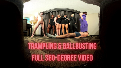 360-Degree Trampling & Ballbusting With 5 Dommes!! Goddess Lilith, Jason Ninja, Natalya Vega, Tierra Doll, Sushii Xhyvette, Mistress Loow