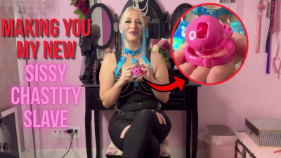 POV I'm Making You My New Sissy Chastity Slave! Goddess Lilith Sissy Training, Chastity