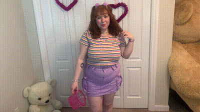 Embarassed Step-Sister Strips For Candy