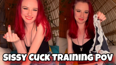 Sissy Cuck Training POV