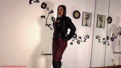 Wank For Mistress Ezada In Leather
