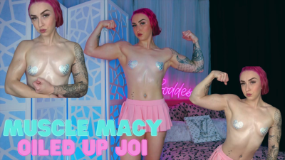 Muscle Macy Oiled Up JOI