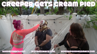 Creeper Gets Cream Pied