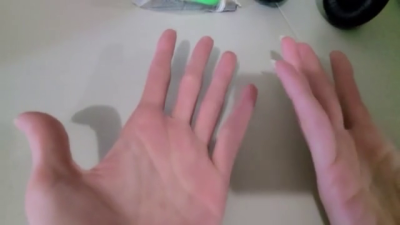 Natural Nails On Plastic 7 Half Inch Huge Hands!