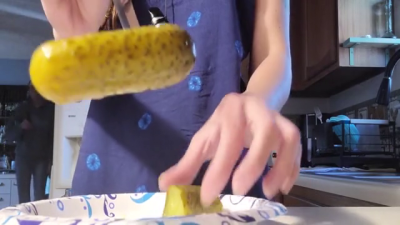 Crunch & Consume Your Tiny Pickle