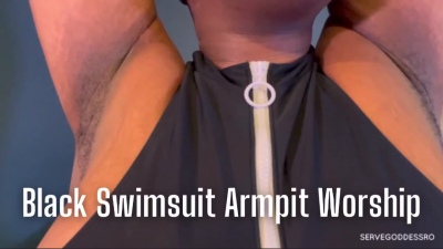 Black Swimsuit Armpit Worship- Royal Ro