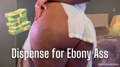 Dispense For Ebony Ass Interactive Human ATM Game