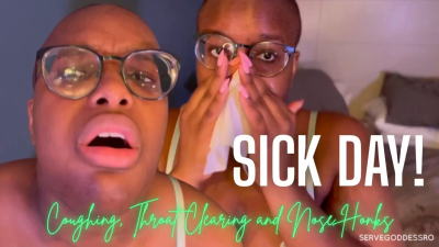 Sick Day!- Royal Ro Coughing, Throat Clearing + Nose Blowing