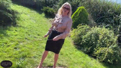 Outdoor Caning! Let Your Screams Be Carried On The Wind!