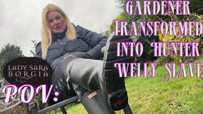 POV: Gardener Transformed Into Hunter Welly Slave