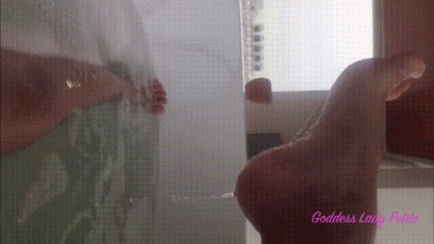 Latina Findom Brat Foot Worship Bath Soles Arches