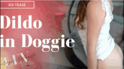 JOI Doggie Position Dildo Fuck Leverageurassets Purple Lingerie 426