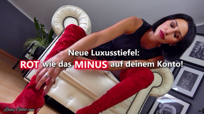 Neue Luxusstiefel: Rot Wie Das Minus Auf Deinem Konto!