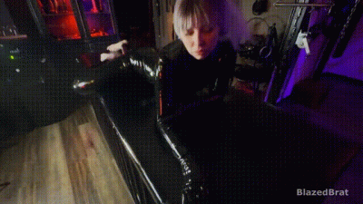 Latex Girl On Girl Shining