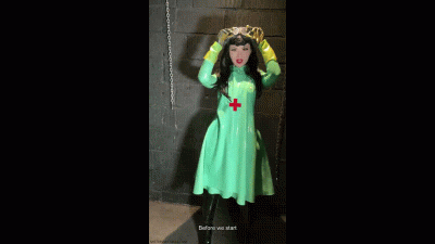 Sadistic Prison Nurse Washes The Prisoner Clean POV