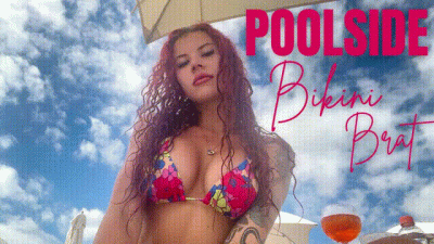 Poolside Bikini Brat