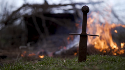 Bukkake With A Prisoner Viking Warrior