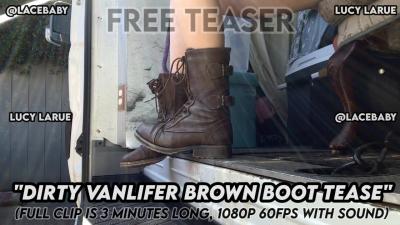 Dirty Vanlifer Brown Boot Tease