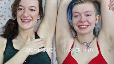 Harper And Lucy Compare Armpit Hair