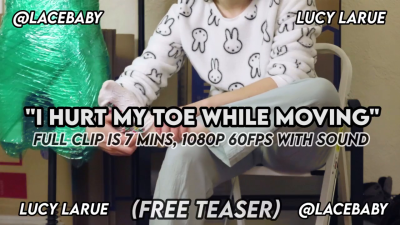 I Hurt My Toe While Moving