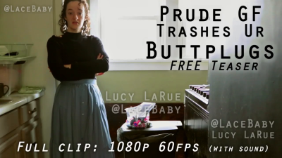 Prude GF Trashes Ur Buttplugs