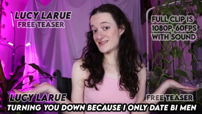 Turning You Down Because I Only Date Bi Men
