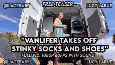 Vanlifer Takes Off Stinky Socks And Shoes