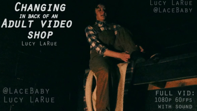 Changing In Back Of An Adult Video Shop