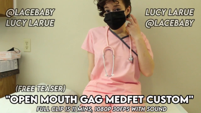 Open Mouth Gag Medfet Custom