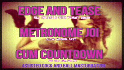 Cock And Balls JOI Metronome Slow Medium Fast