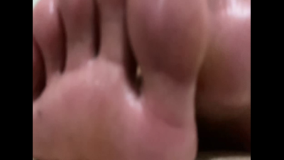 Personal Slave Getting Footjobs